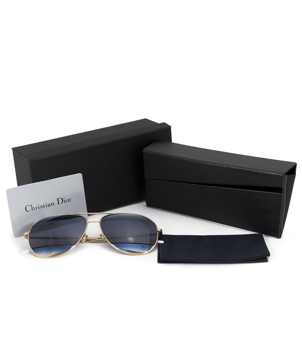 title:Christian Dior Split 1 Aviator Sunglasses 2JYKU 59;color:Blue