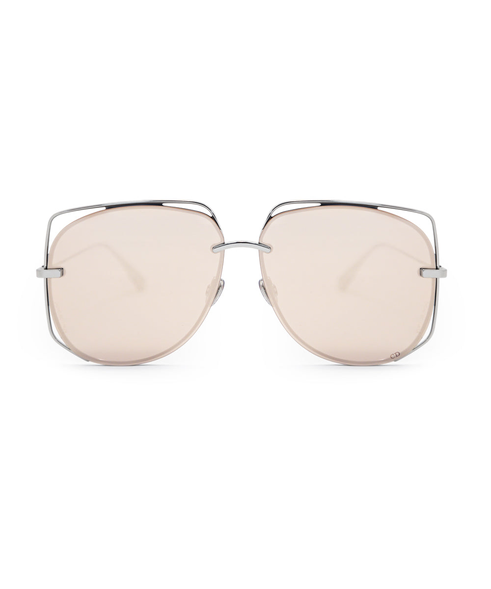 title:Dior Aviator Sunglasses Stellaire 6 010SQ 61;color:Silver