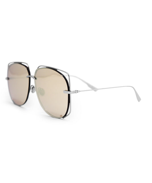 title:Dior Aviator Sunglasses Stellaire 6 010SQ 61;color:Silver