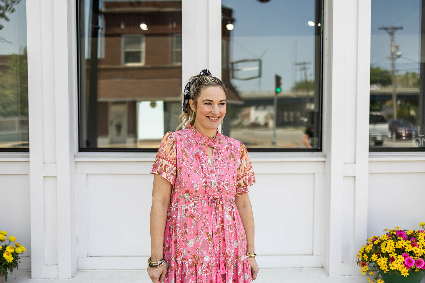 joey maxi dress in blush pink