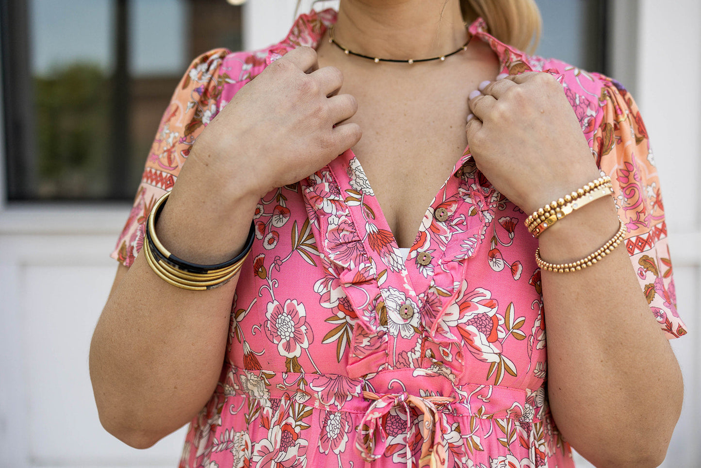 joey maxi dress in blush pink