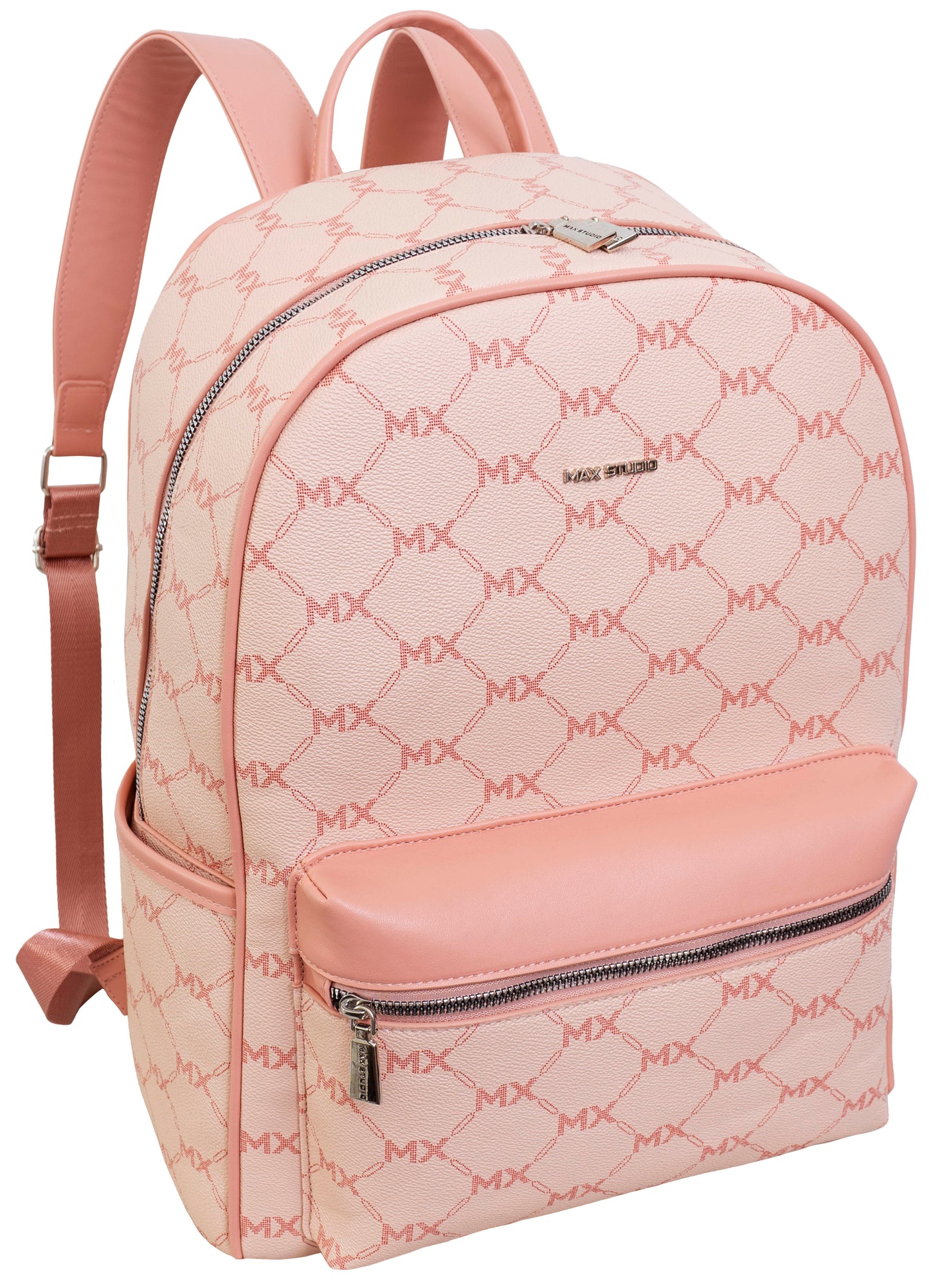 Max Studio Signature Backpack with Front Pocket