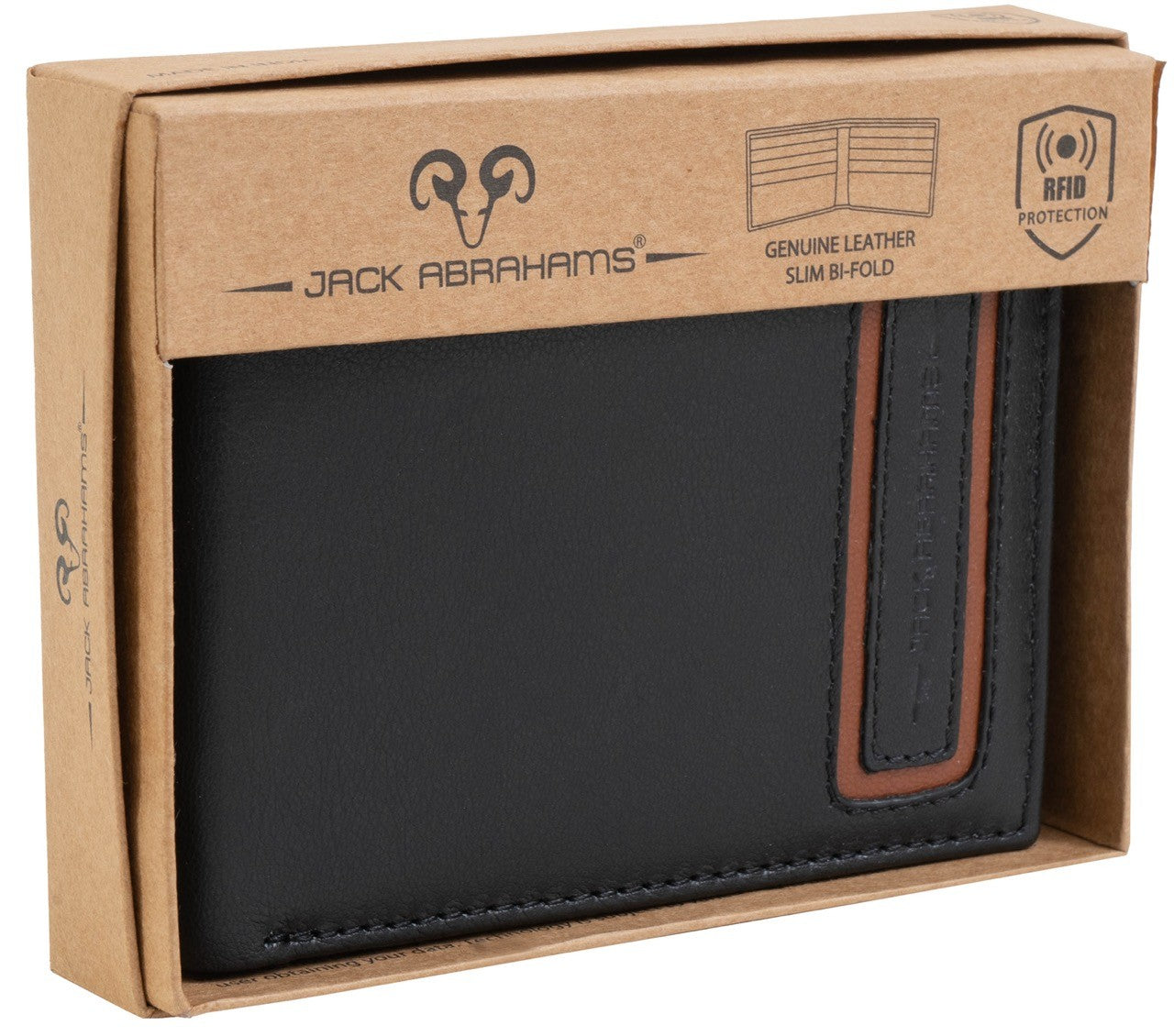 Jack Abrahams Bi-Fold Minimalist RFID Wallet