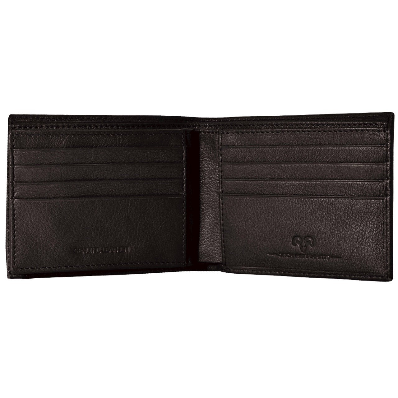 Jack Abrahams Slim Bi-Fold 2 Piece RFID Minimalist Wallet With Removable ID Holder