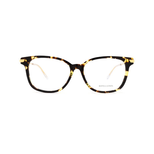 Bottega Veneta Womens Havana Gold Eyeglasses BV_1074OA_002_53mm