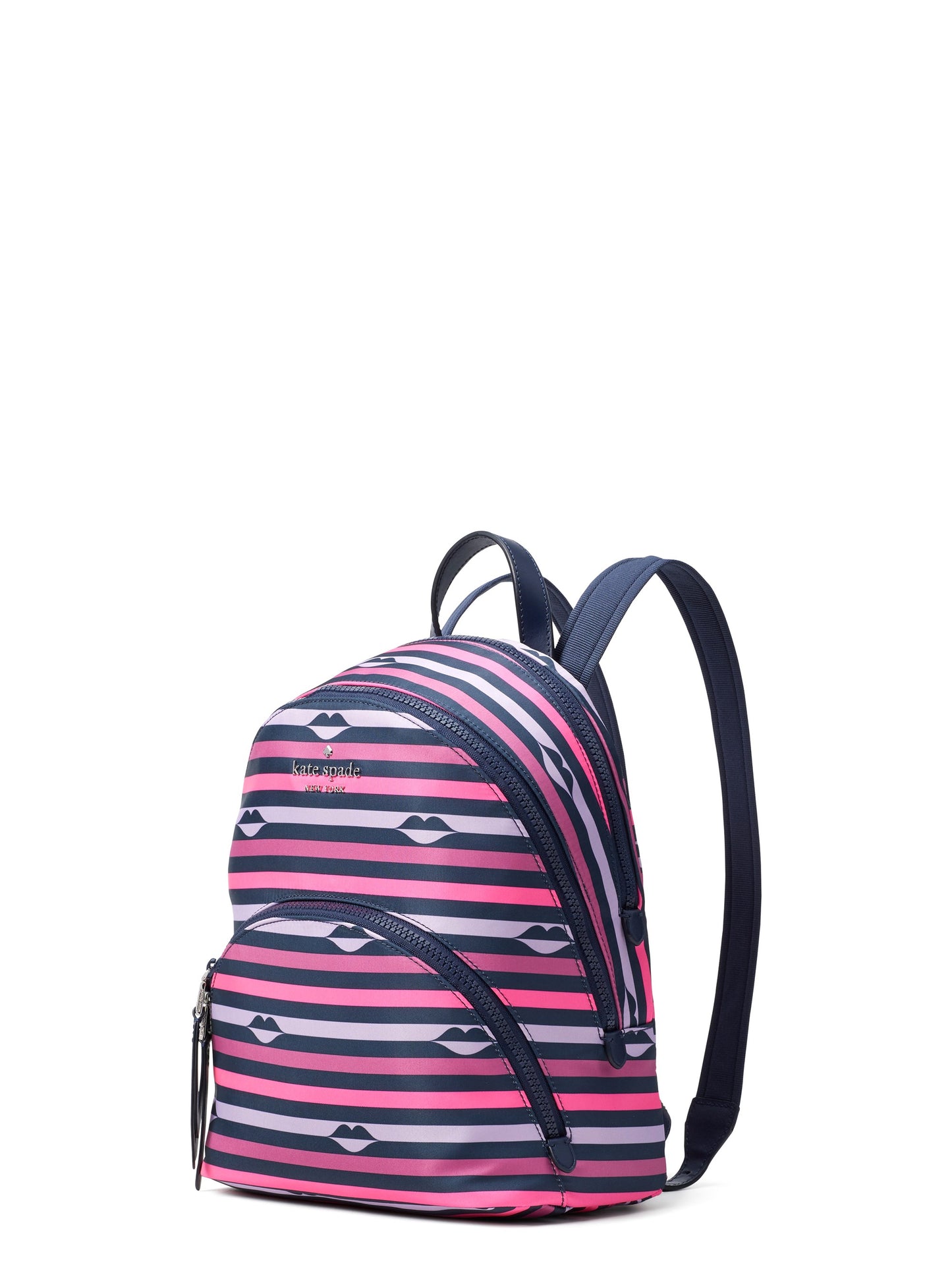 Kate Spade Karissa Nylon Lip Print Medium Backpack