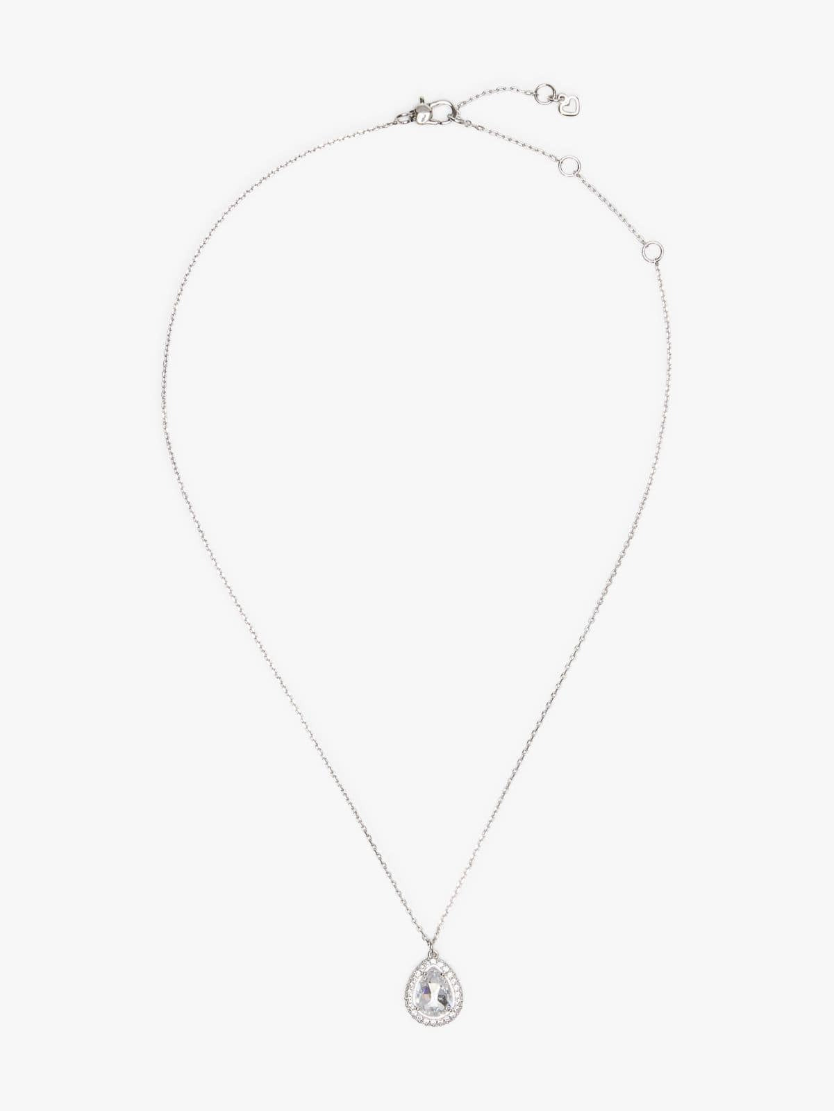 Kate Spade Pavé Halo Mini Pendant Necklace