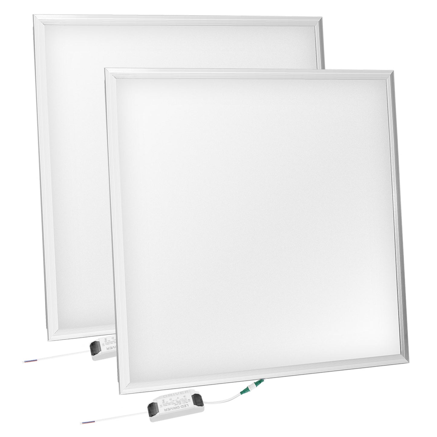 title:48W 2×2FT LED Panel Light 5800LM 7000K Ceiling Lighting 150W Equivalent LED Troffer Recessed Edge-Lit;color:not applicable