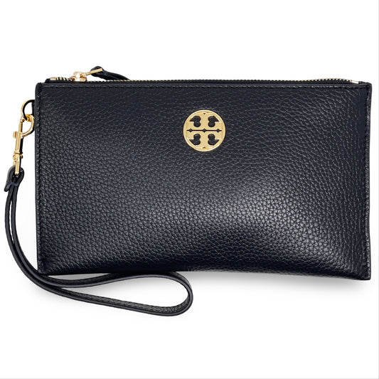 Tory Burch Chelsea Pebbled Leather Phone Wristlet