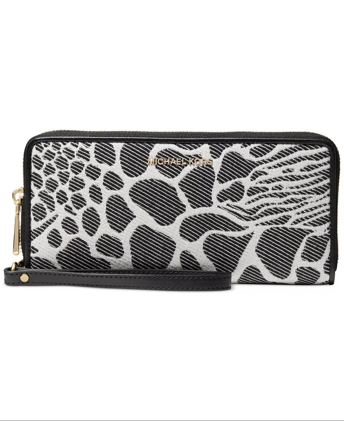 title:Michael Kors Women's Black Multi Jet Set Travel Continental Wallet;color:Black Multi