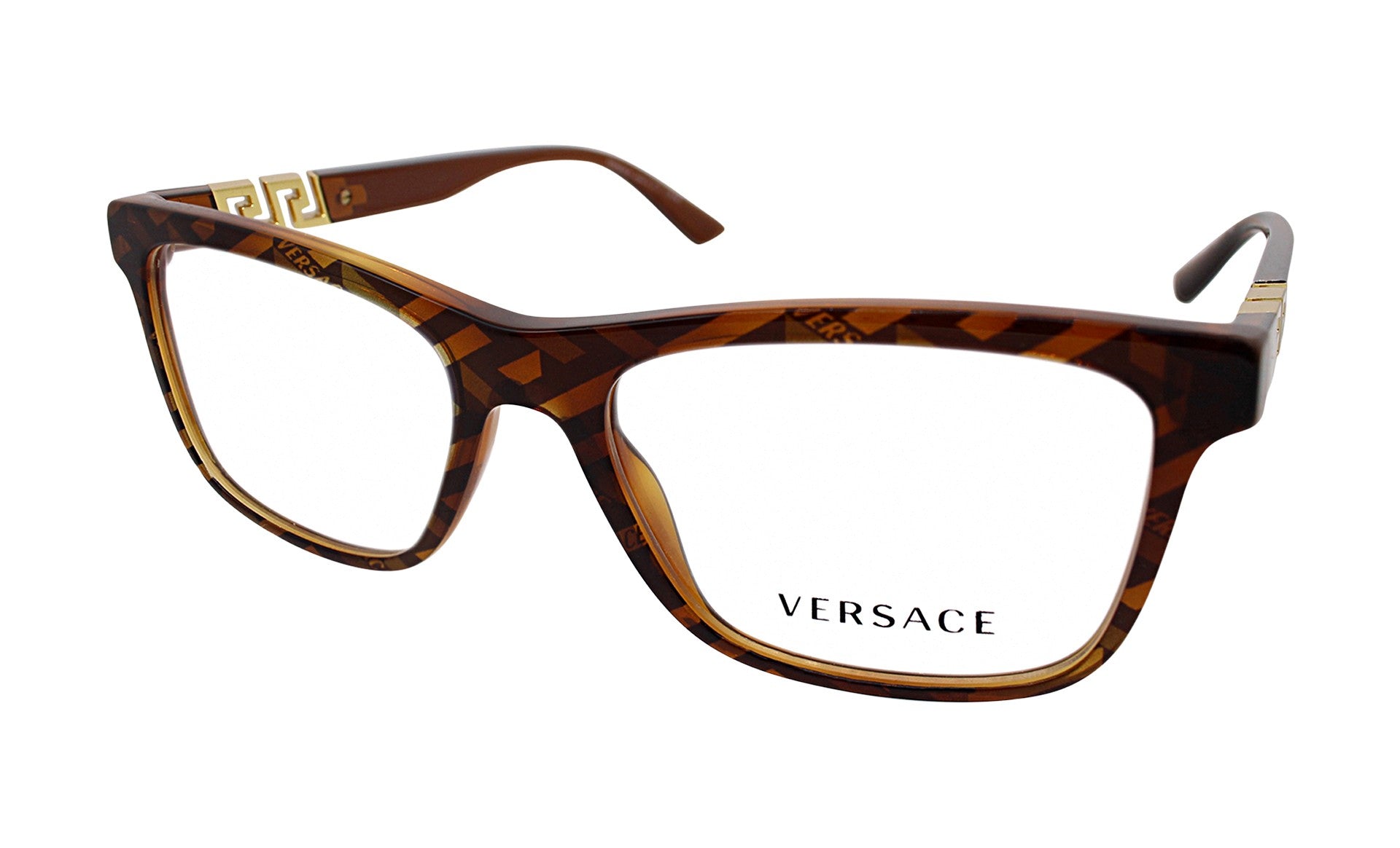 Versace Unisex Havana Eyeglasses VE_3319_5354_53mm