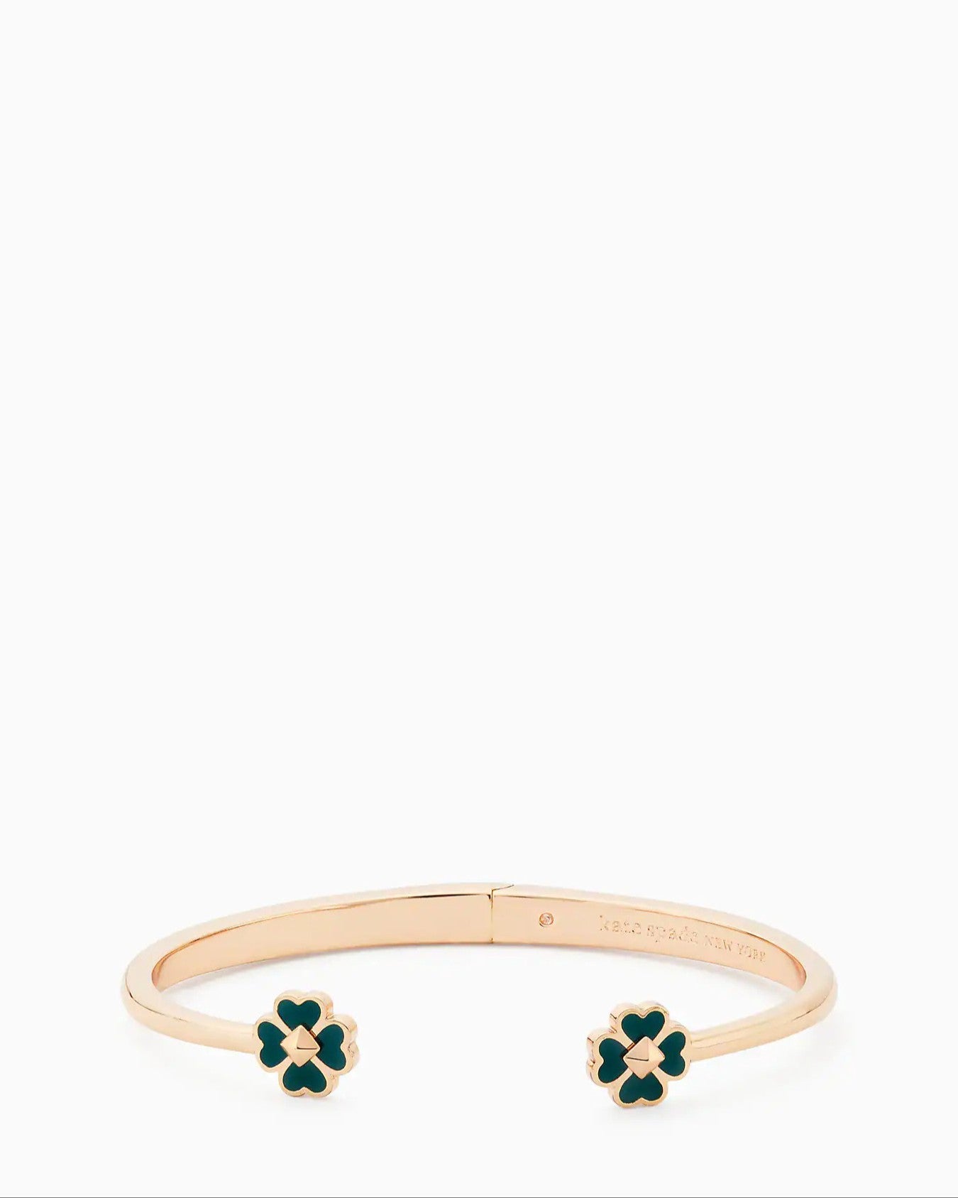 Kate Spade Spades & Studs Enamel Hinge Cuff