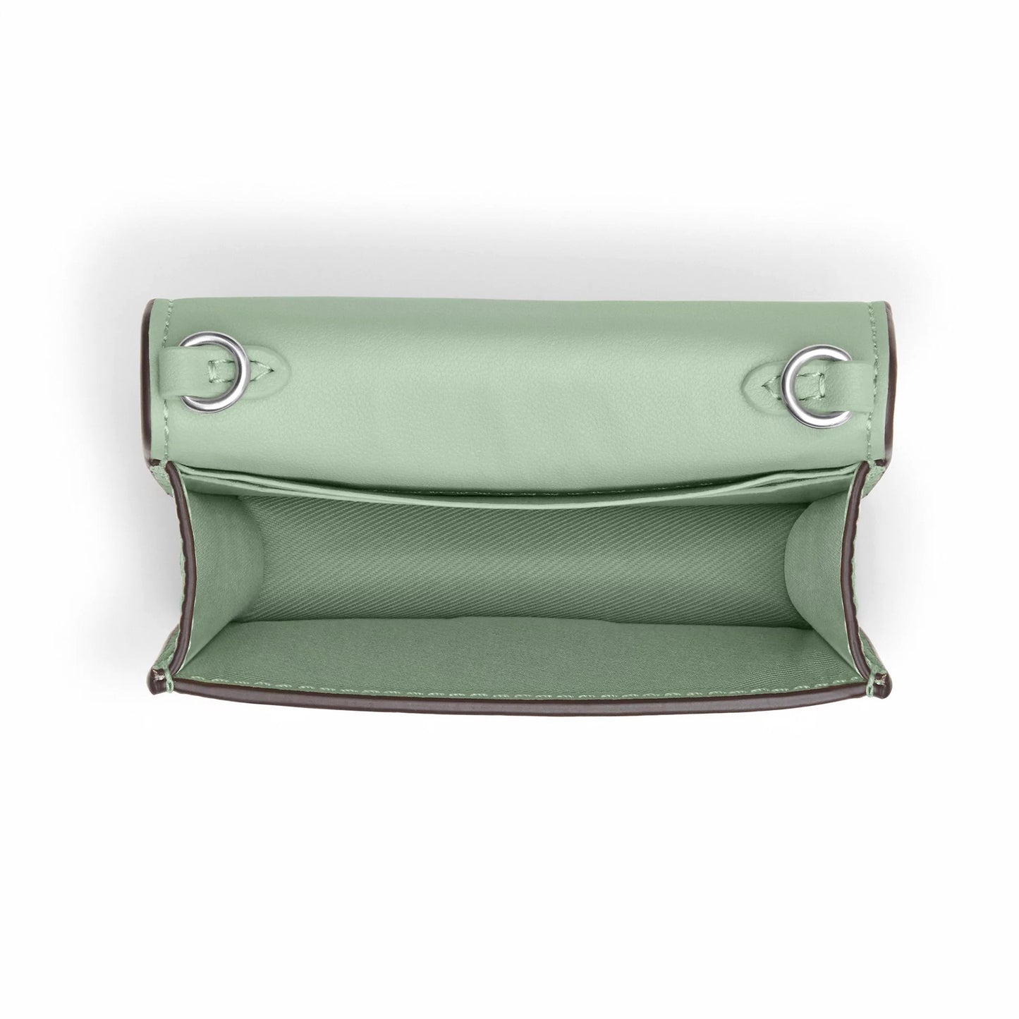 title:Coach Women's Mini Wallet On A Chain;color:Pale Green