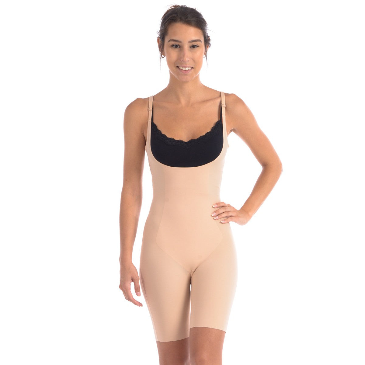 Body Beautiful Shapewear Wear Your Own Bra Bodysuit Long Boy Leg Shaper