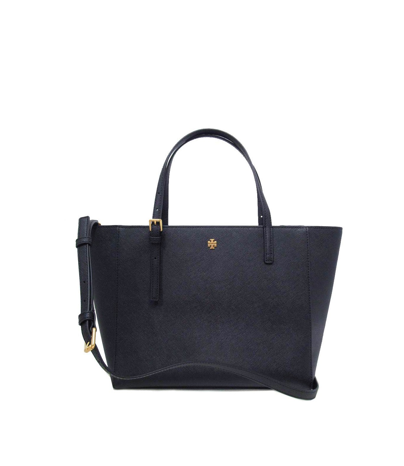 title:Tory Burch Tory Navy Emerson Small Tote;color:Tory Navy