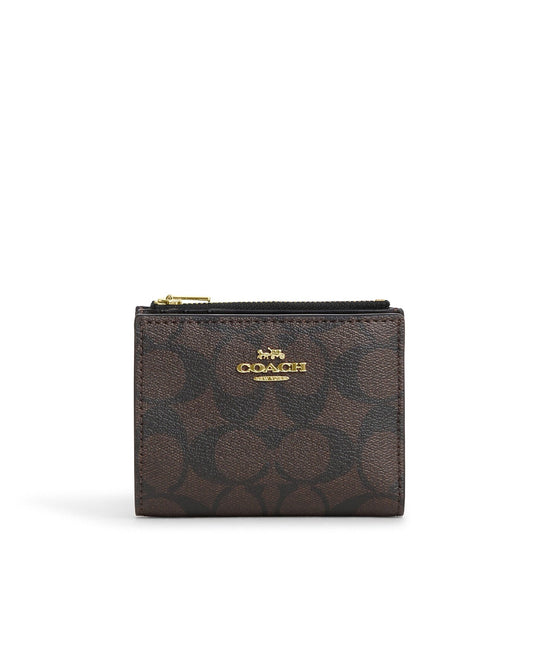 Coach Bifold Wallet In Signature Canvas