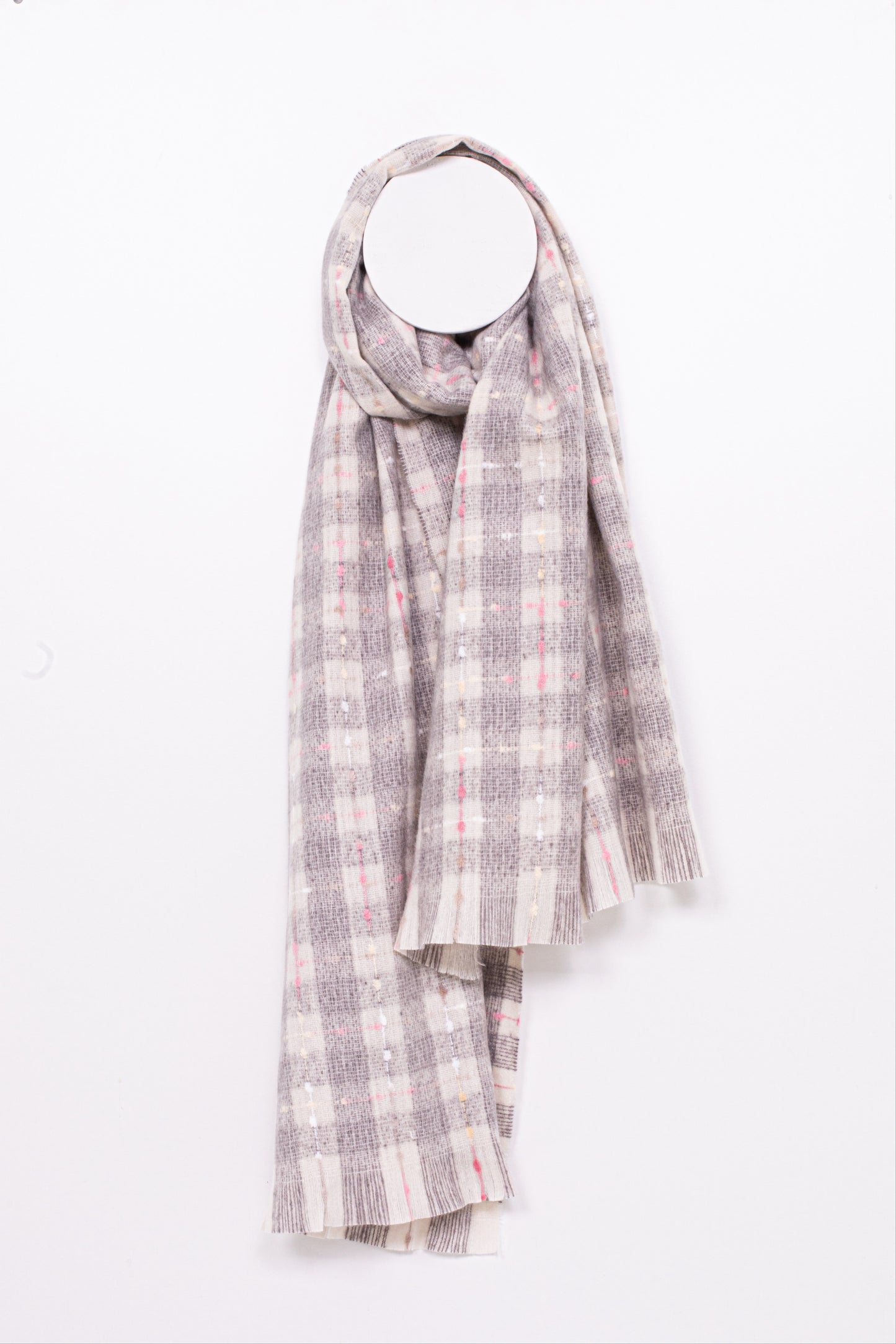 tom & eva Cold Weather Swiss Dot Oblong Scarf