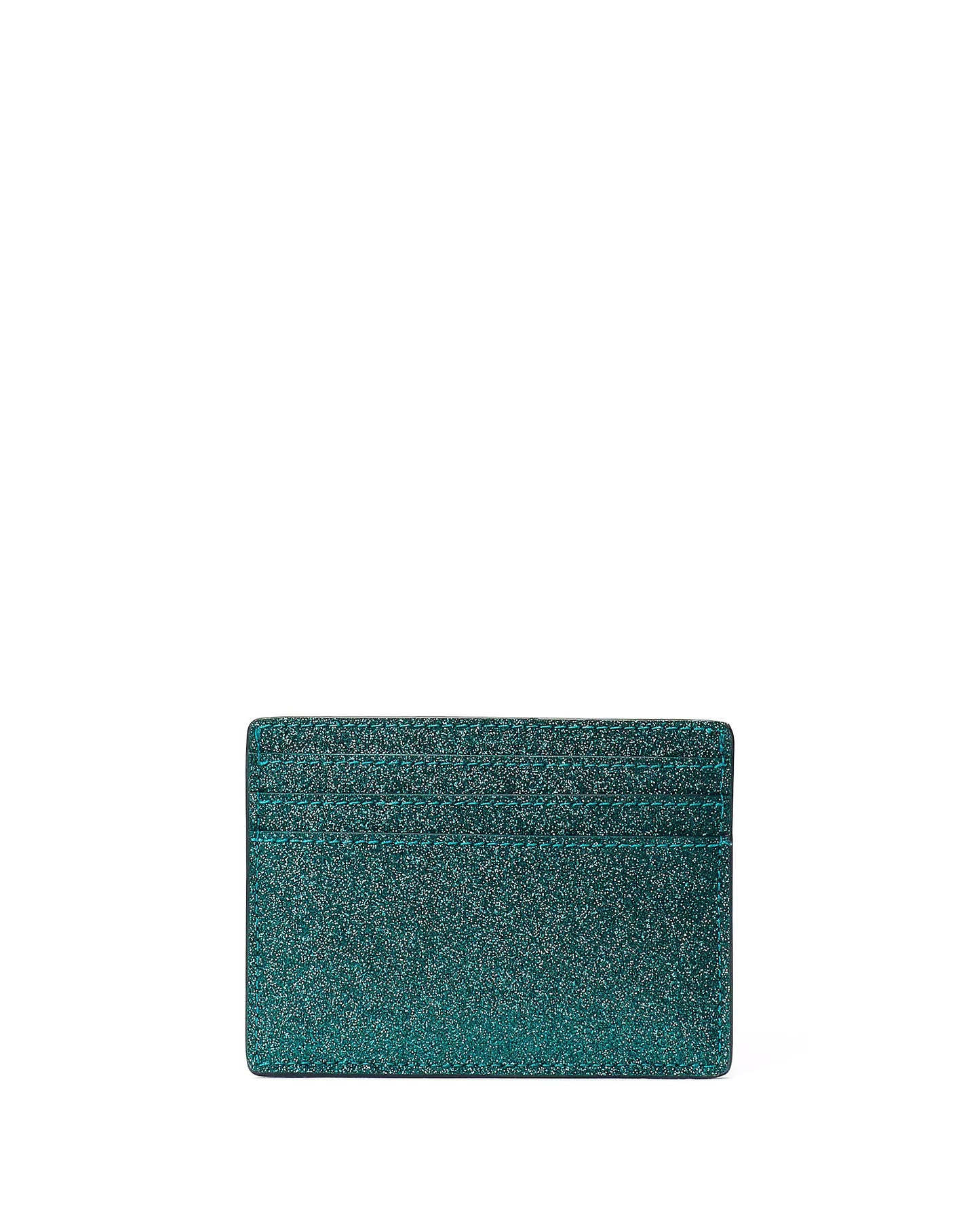 Kate Spade Glimmer Glitter Small Slim Card Holder