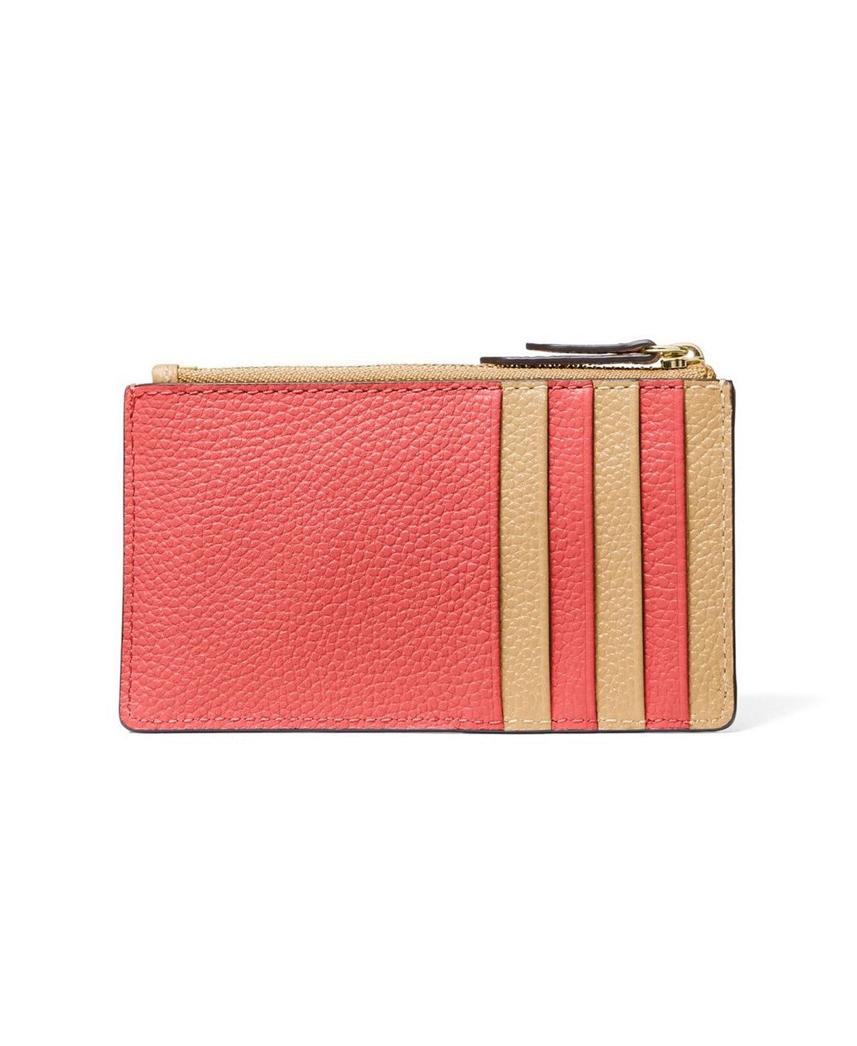 Michael Kors Women's Sangria Multi Jet Set Colorblock Zip Card Case