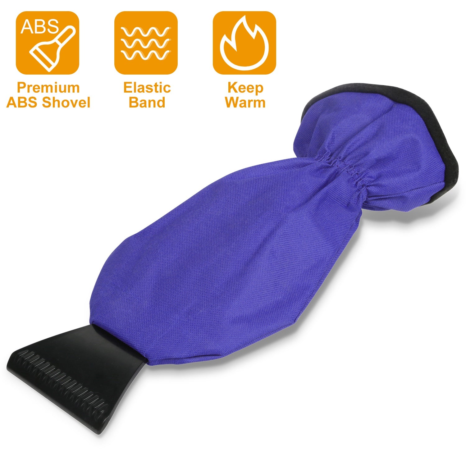 title:Ice Scraper Glove Car Windshield Snow Scraper Remover Glove Lined of Fleece Winter Ice Scraper Mitt Keep Warm;color:not applicable