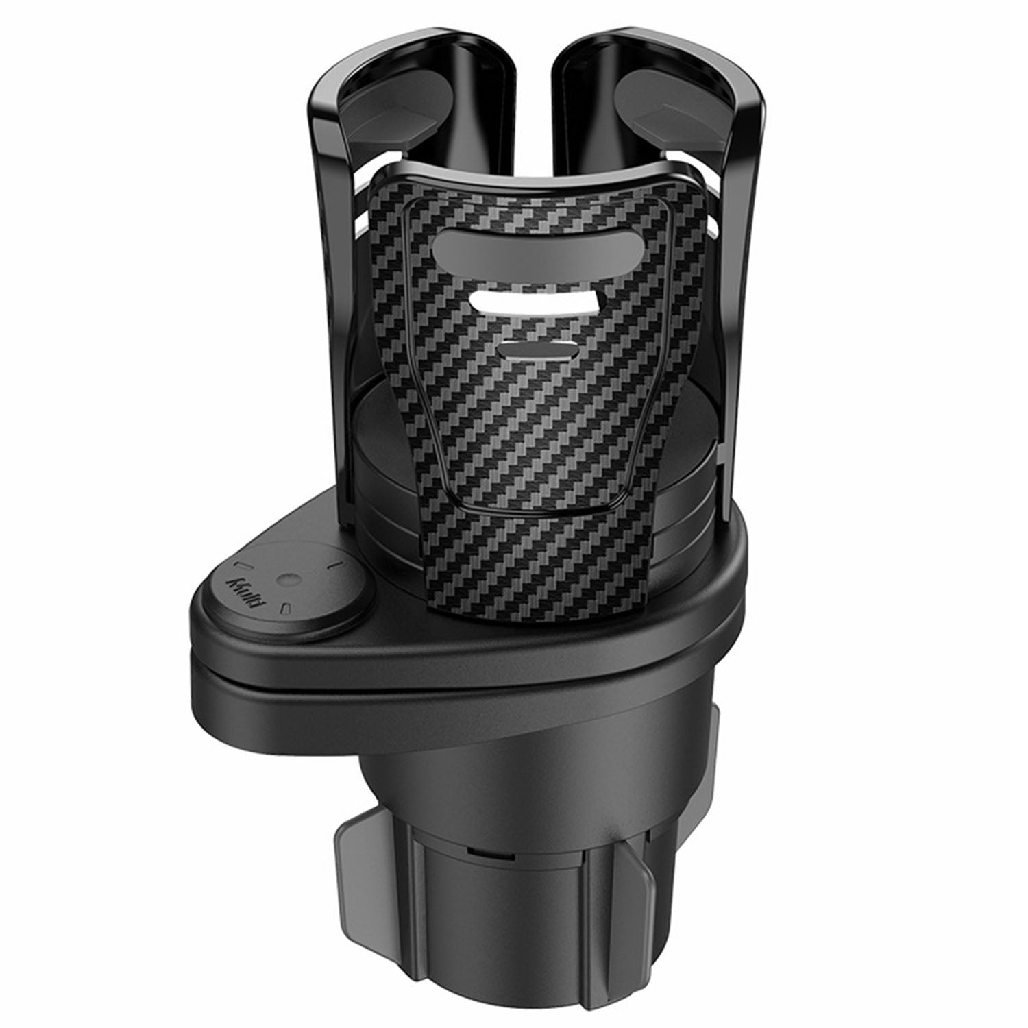 title:2-in-1 Universal Car Cup Mount Holder Expander with Adjustable Base Multifunctional Auto Drink Beverage Cup Holder Adapter Insert Organizer;color:Black