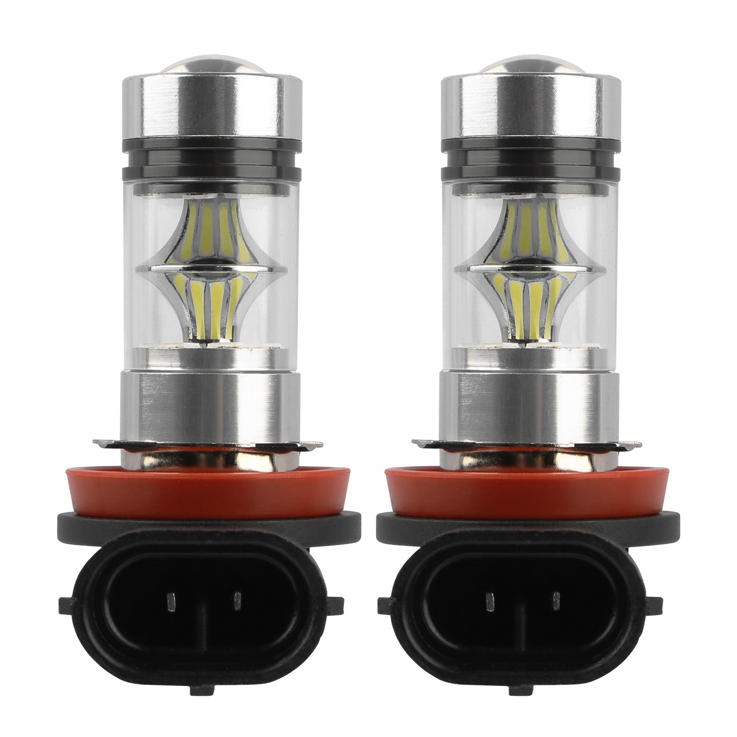 title:2PCS 1000lm 100W H8/H9/H11 LED Fog DRL Light Bulb IP65 Water-Resistant 360° Beam Angle 6000K White;color:Black