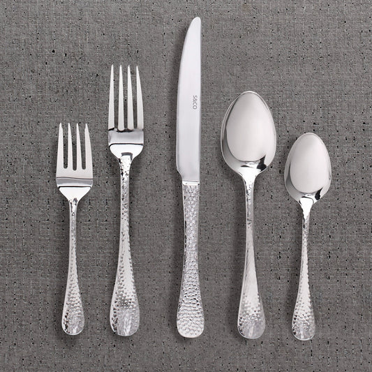 Safdie & Co. Silverware Flatware Cutlery Stainless Steel 60 piece Set Chicago