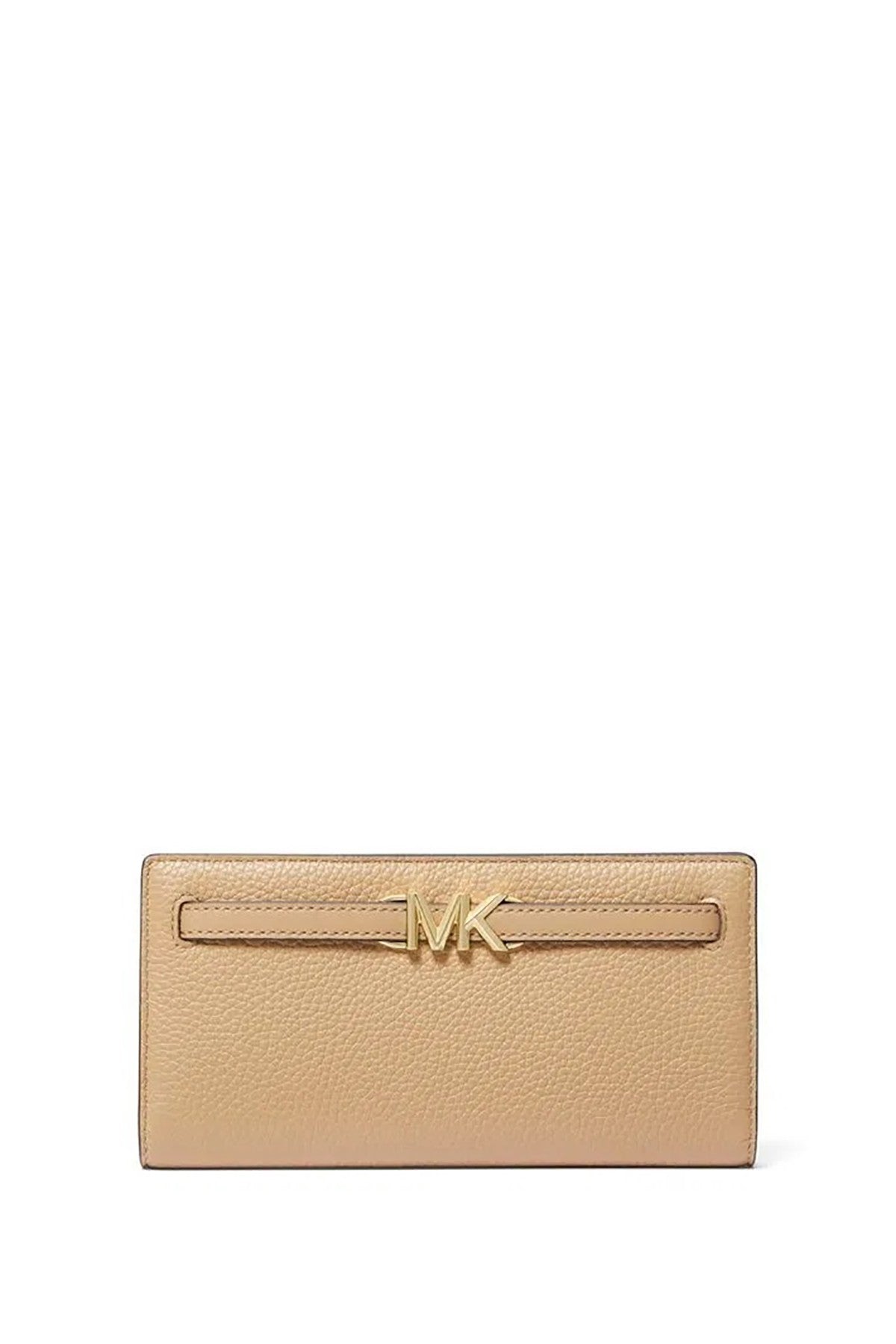 title:Michael Kors Women's Camel Reed Large Snap Wallet;color:Camel