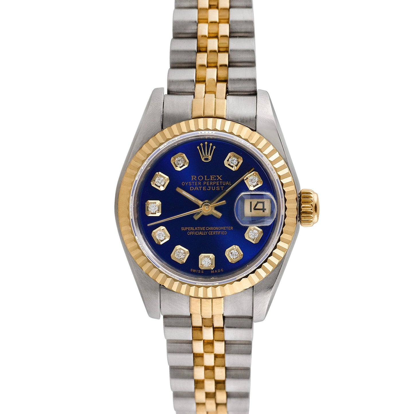 Pre-owned Rolex Ladies Two-tone Datejust #58