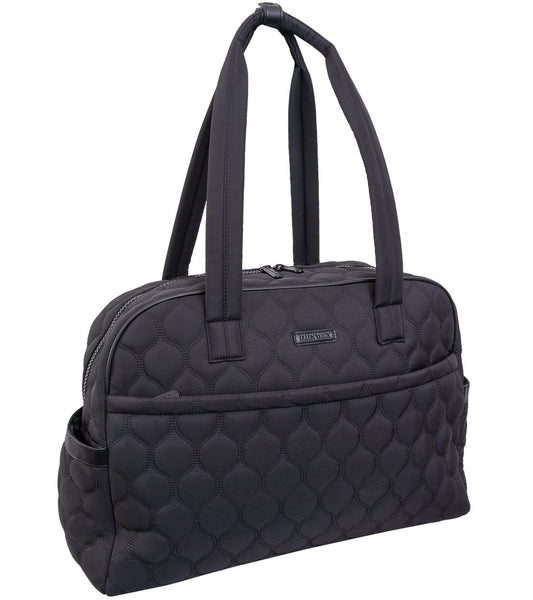 Ellen Tracy 20 Inch Teardrop Nylon Quilted Duffel