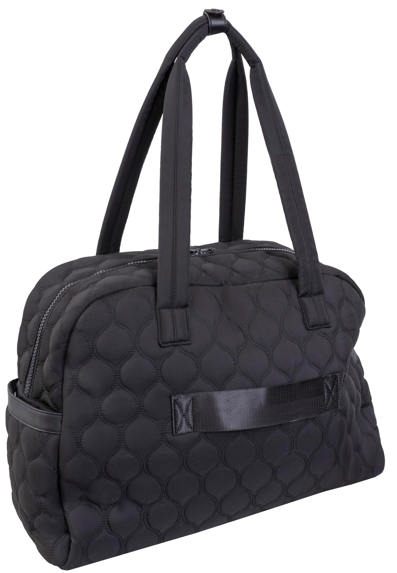 Ellen Tracy 20 Inch Teardrop Nylon Quilted Duffel