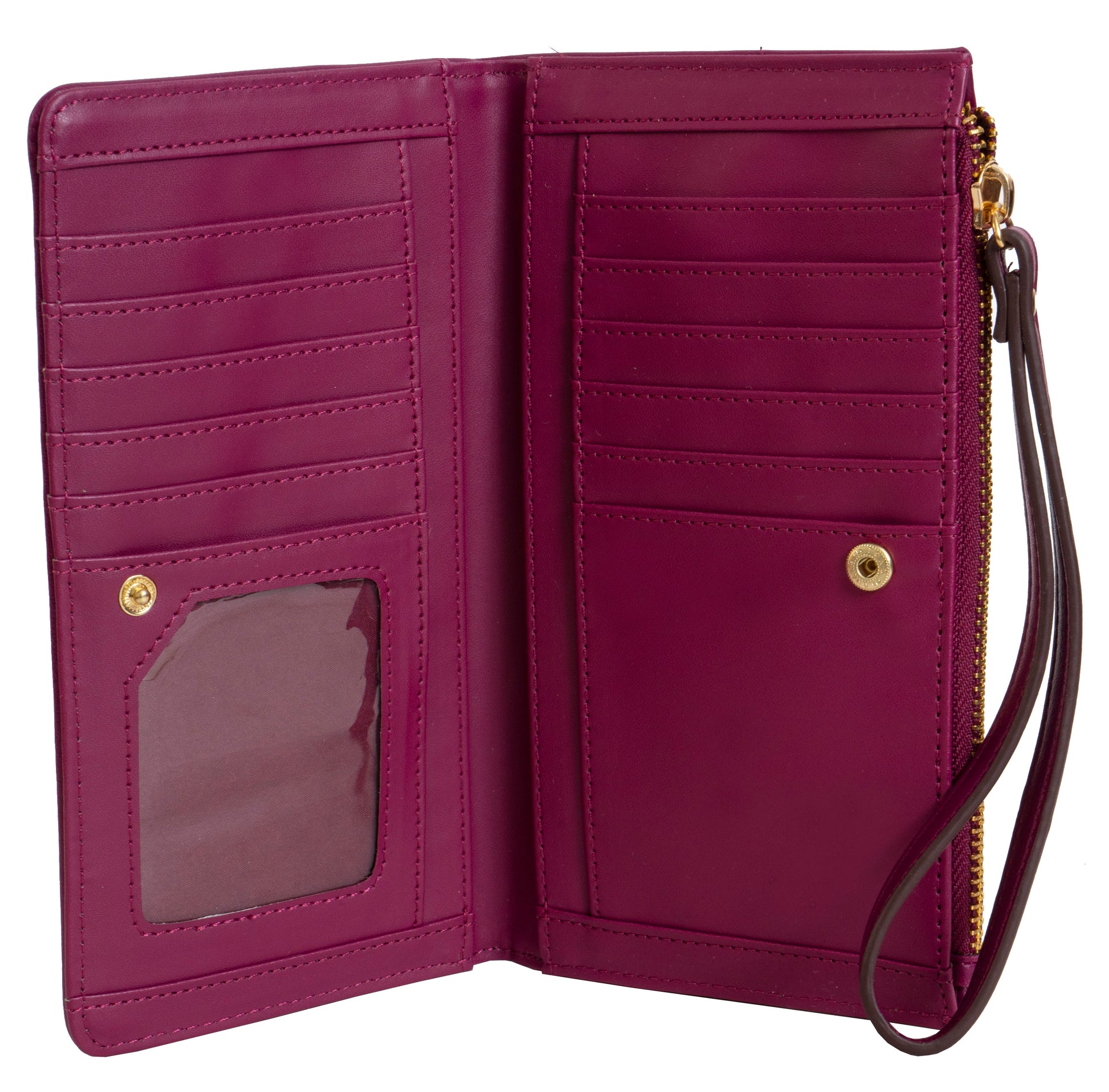 title:Ellen Tracy Raspberry Bag Style # Etslg1394-234-R;color:Raspberry