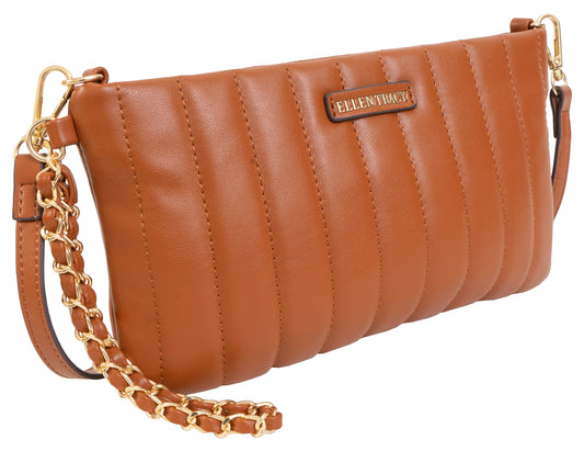 title:Ellen Tracy Cognac Bag Style # Etslg1460-006-C;color:Cognac