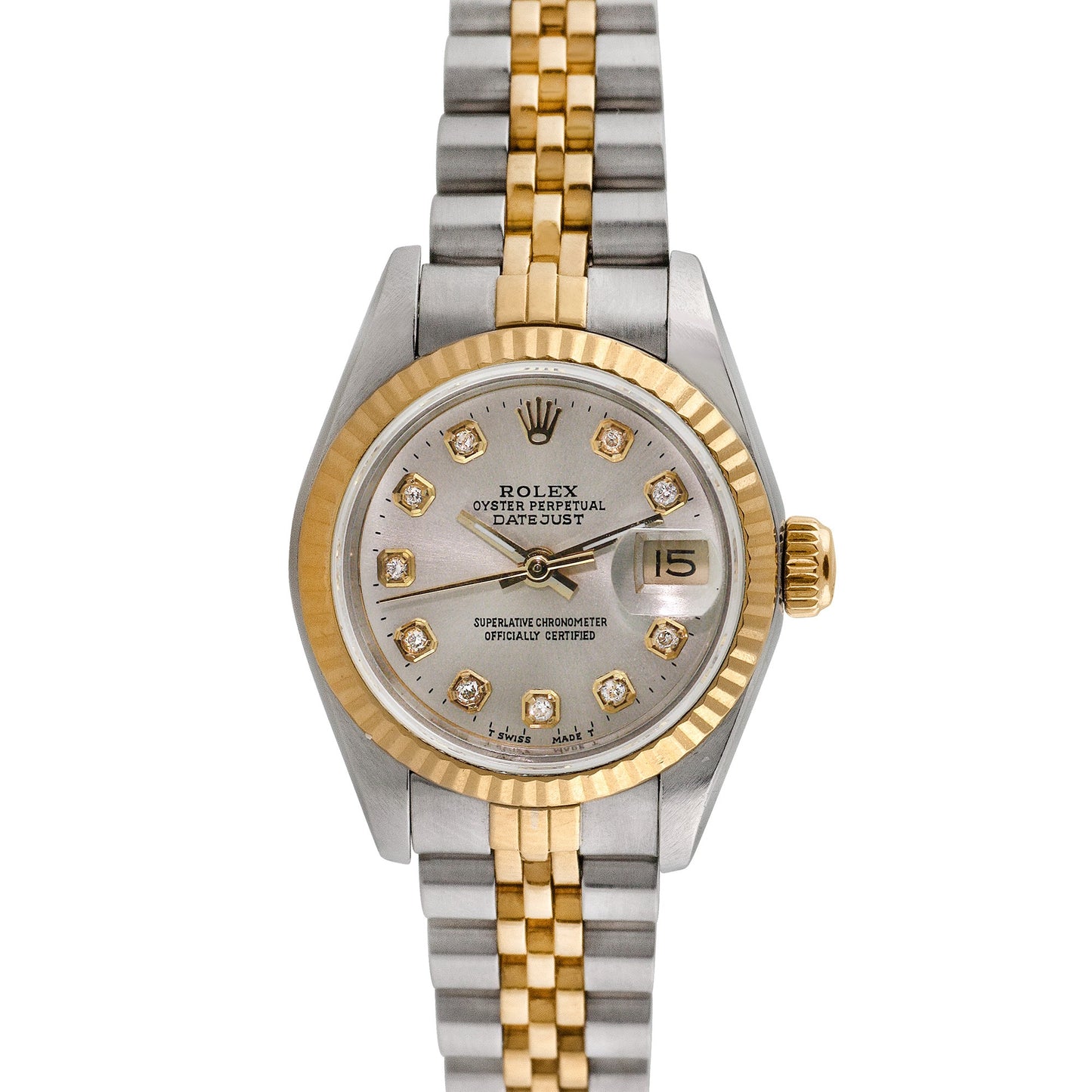 Pre-owned Rolex Ladies Two-tone Datejust, item #2