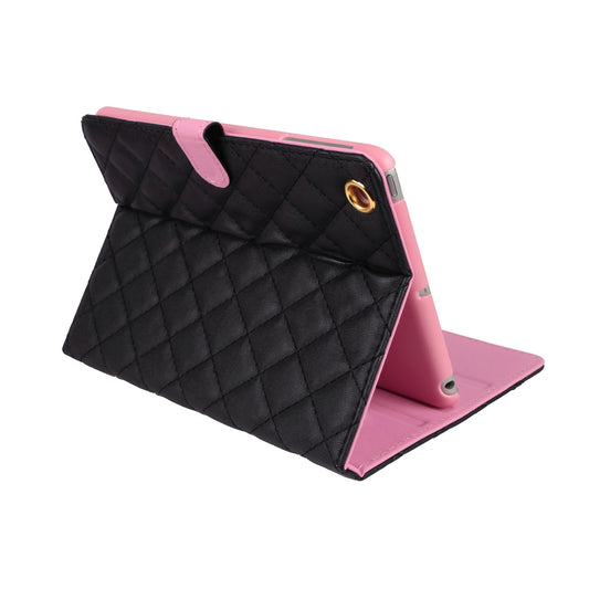 title:Fresh Fab Finds Full Cover Synthetic Leather Case For iPad mini 1/2/3;color:Black