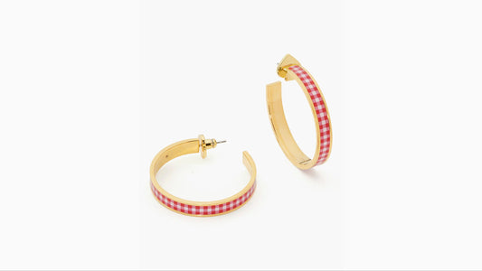 Kate Spade Heritage Spade Flower Hoops