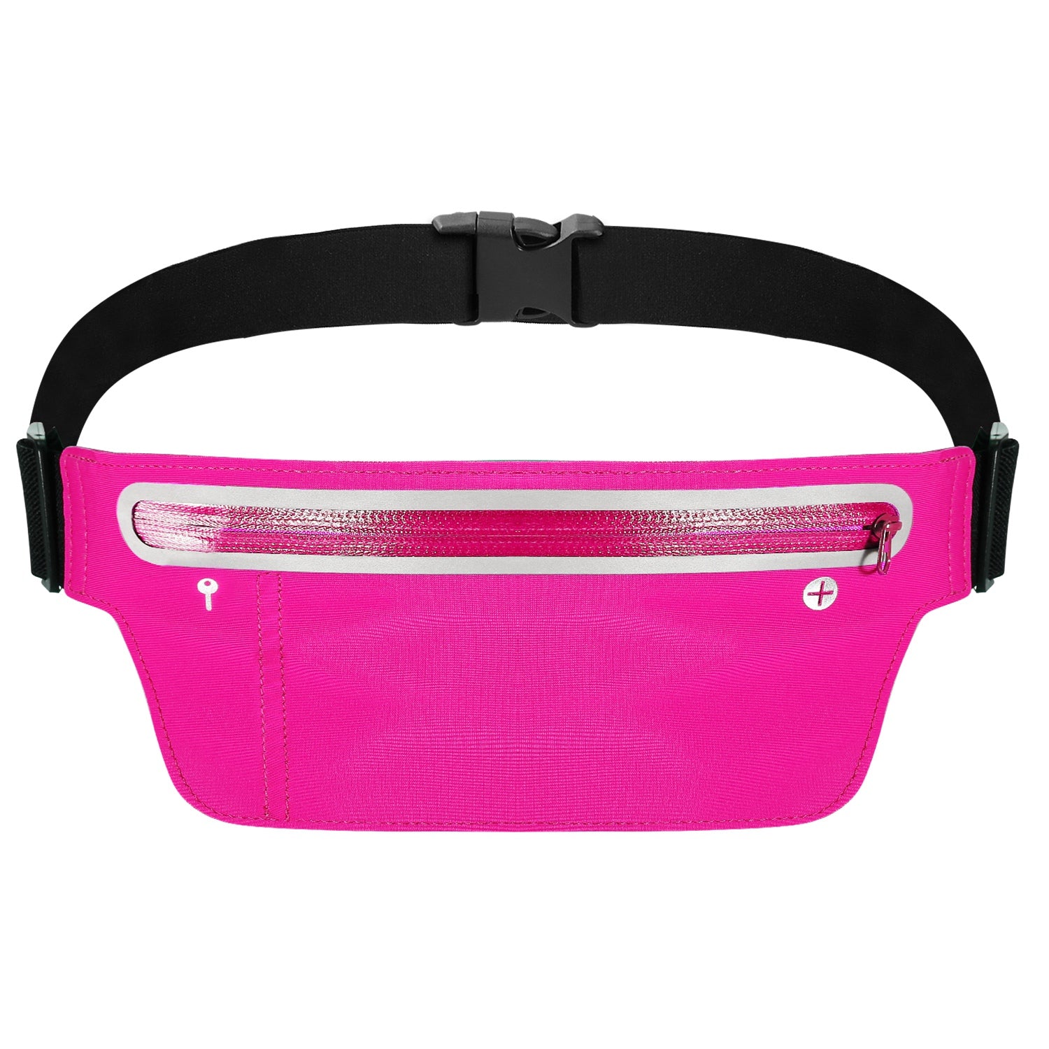 title:Unisex Sport Waist Pack Running Belt Bag Pouch Adjustable Bounce Free Sweat-Proof Lightweight Slim;color:Pink