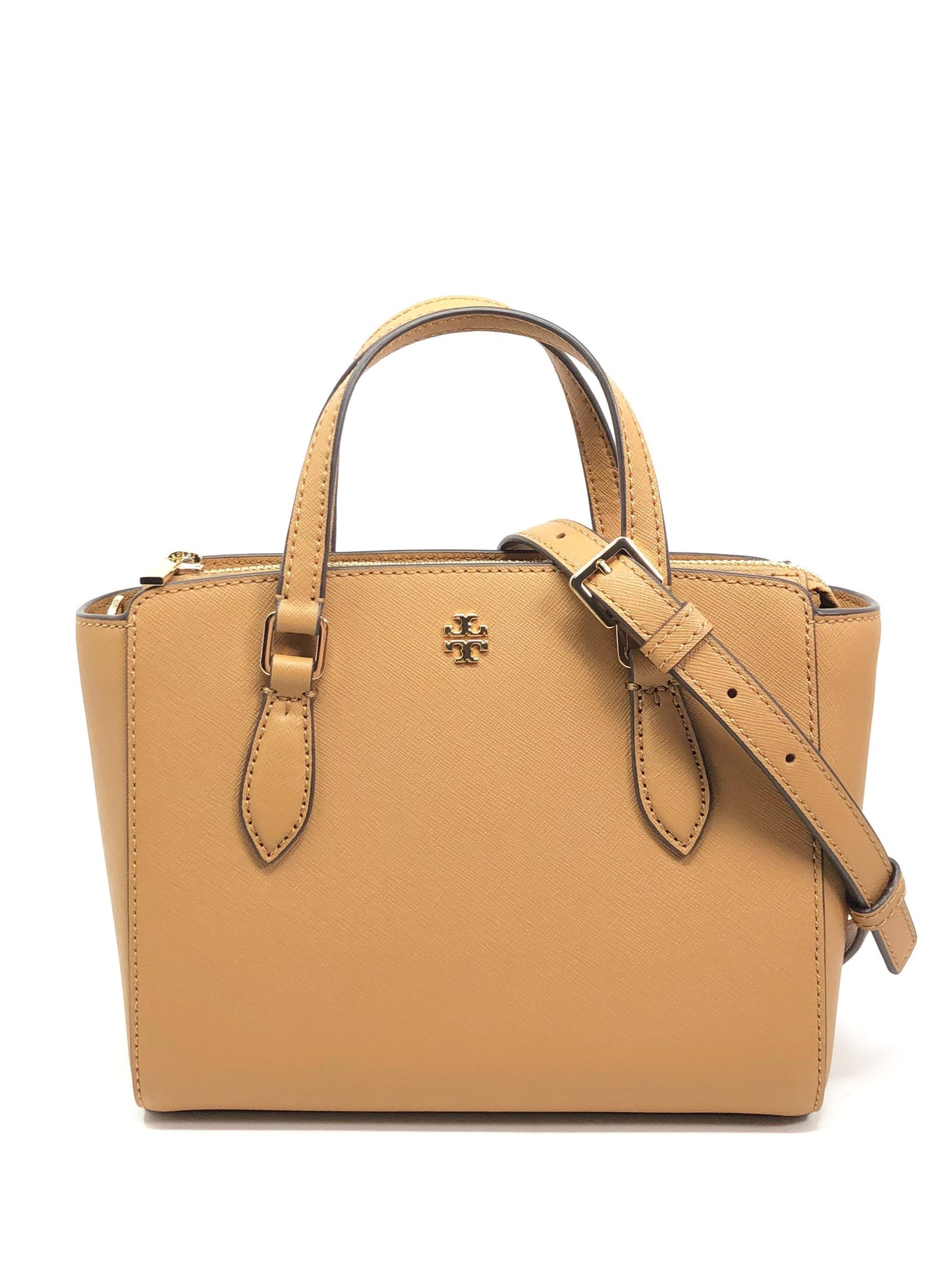 title:Tory Burch Cardamom Emerson Mini Top Zip Tote;color:Cardamom