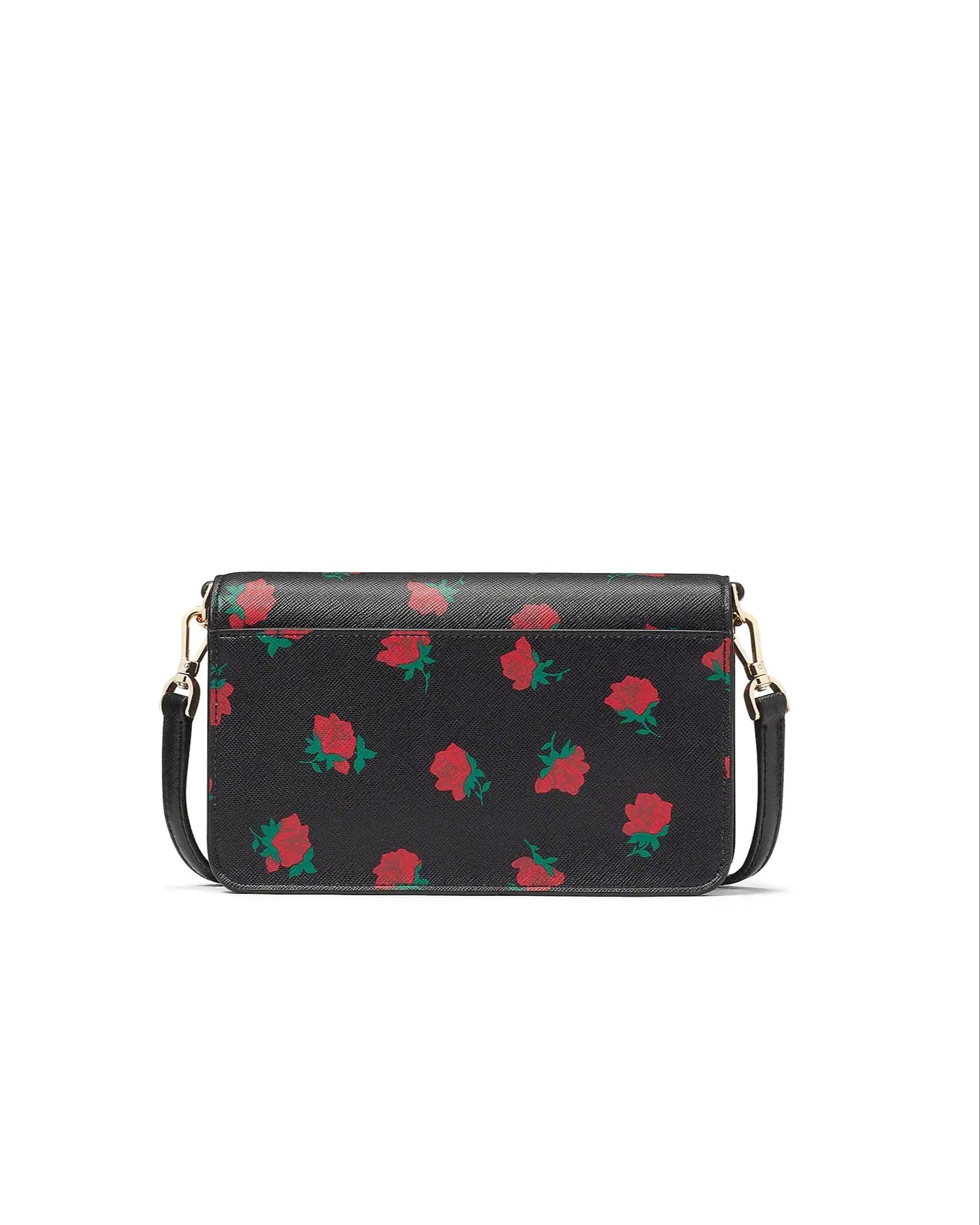 Kate Spade Madison Rose Toss Printed Small Flap Crossbody