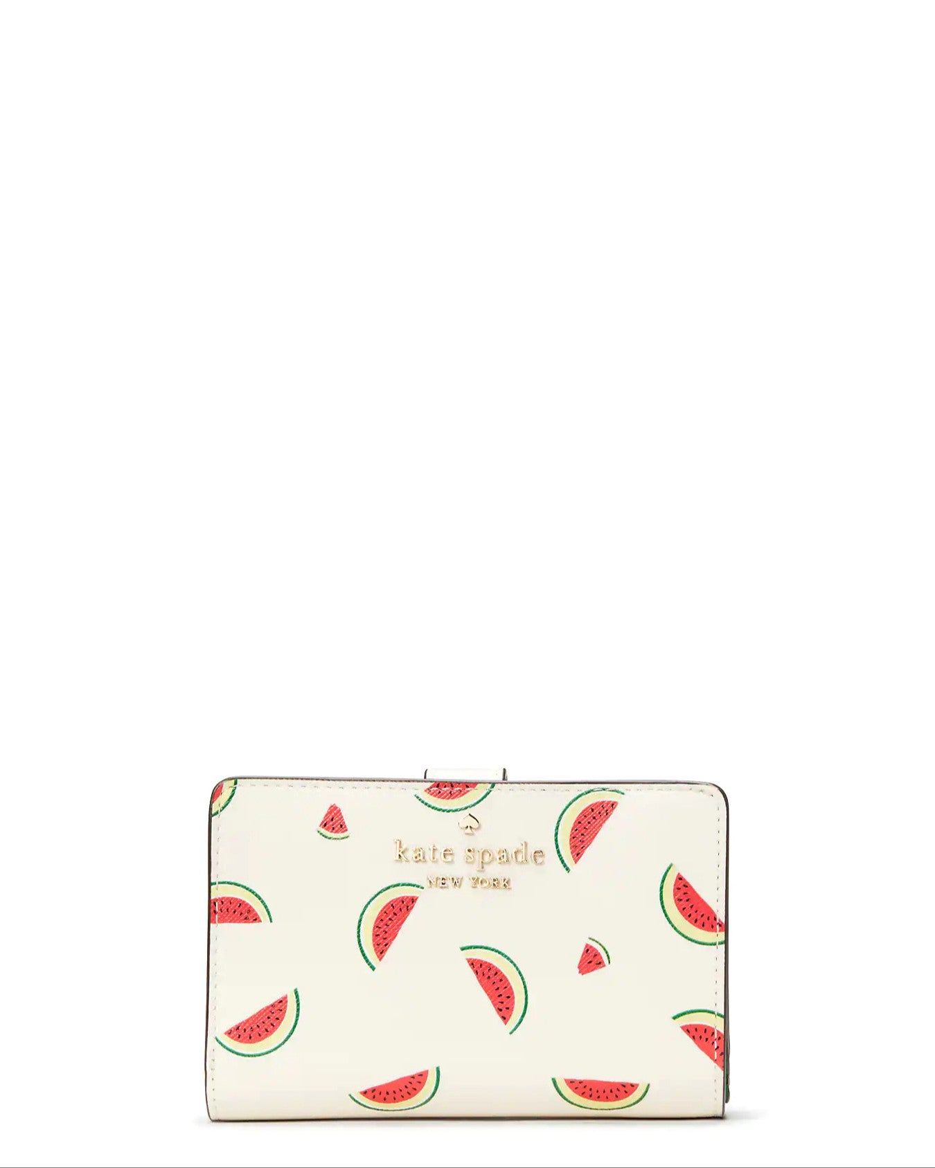 Kate Spade Staci Watermelon Party Medium Compact Bifold Wallet– Ruumur