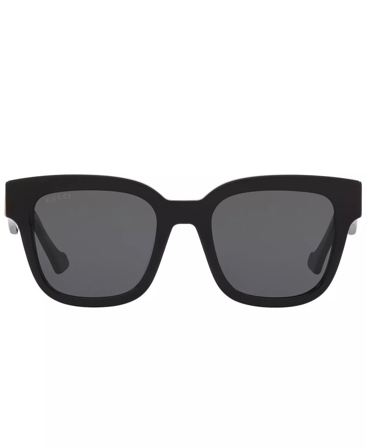 Gucci Square Frame Sunglasses 52MM - Black/ Grey