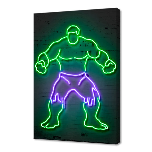 Hulk Fine Art Stretched Canvas