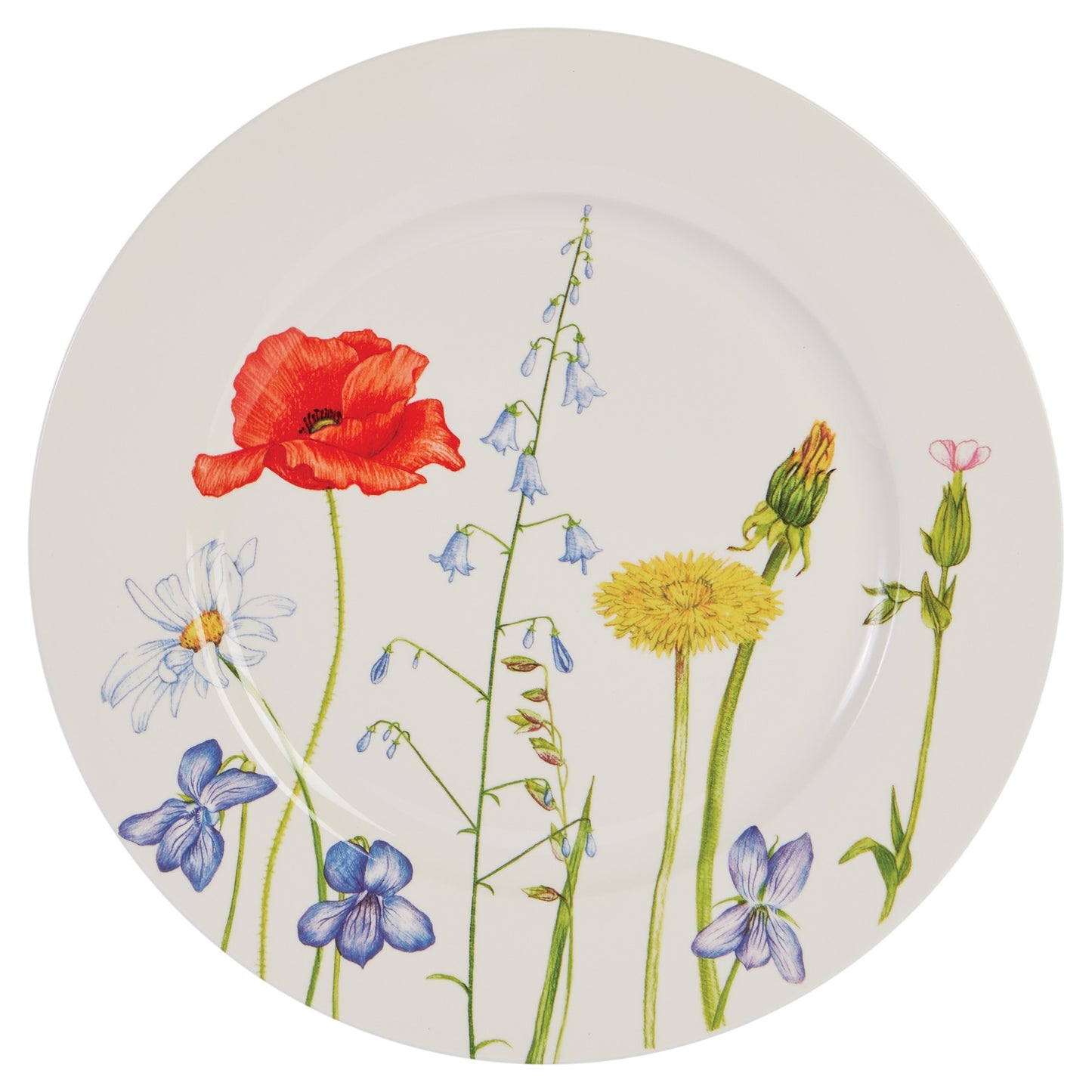 Safdie & Co. Dinnerset 12PC New Bone Wildflowers