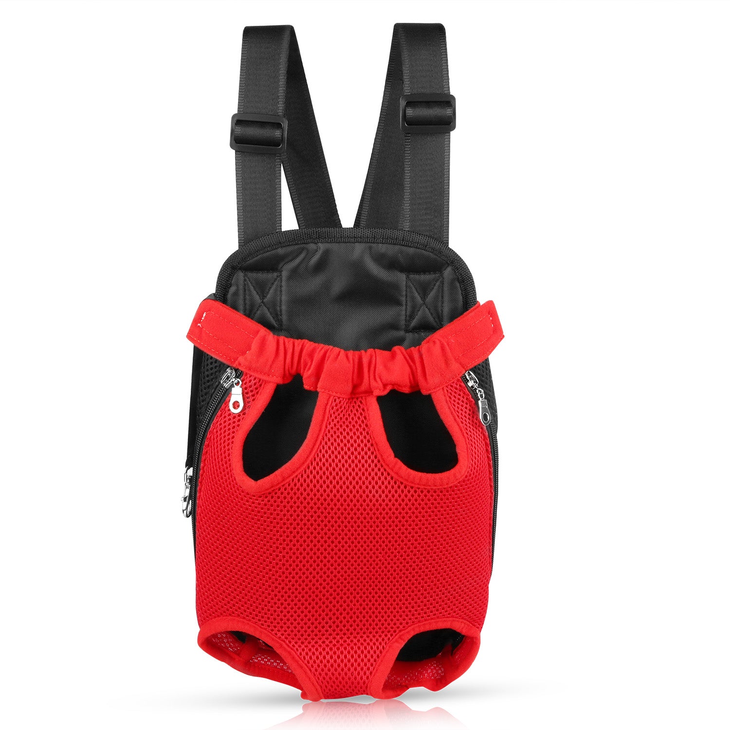 title:Dog Carrier Backpack Legs Out Front Pet Backpack Carrier Travel Bag Adjustable Shoulder Straps for Hiking Camping Shopping Biking;color:Red