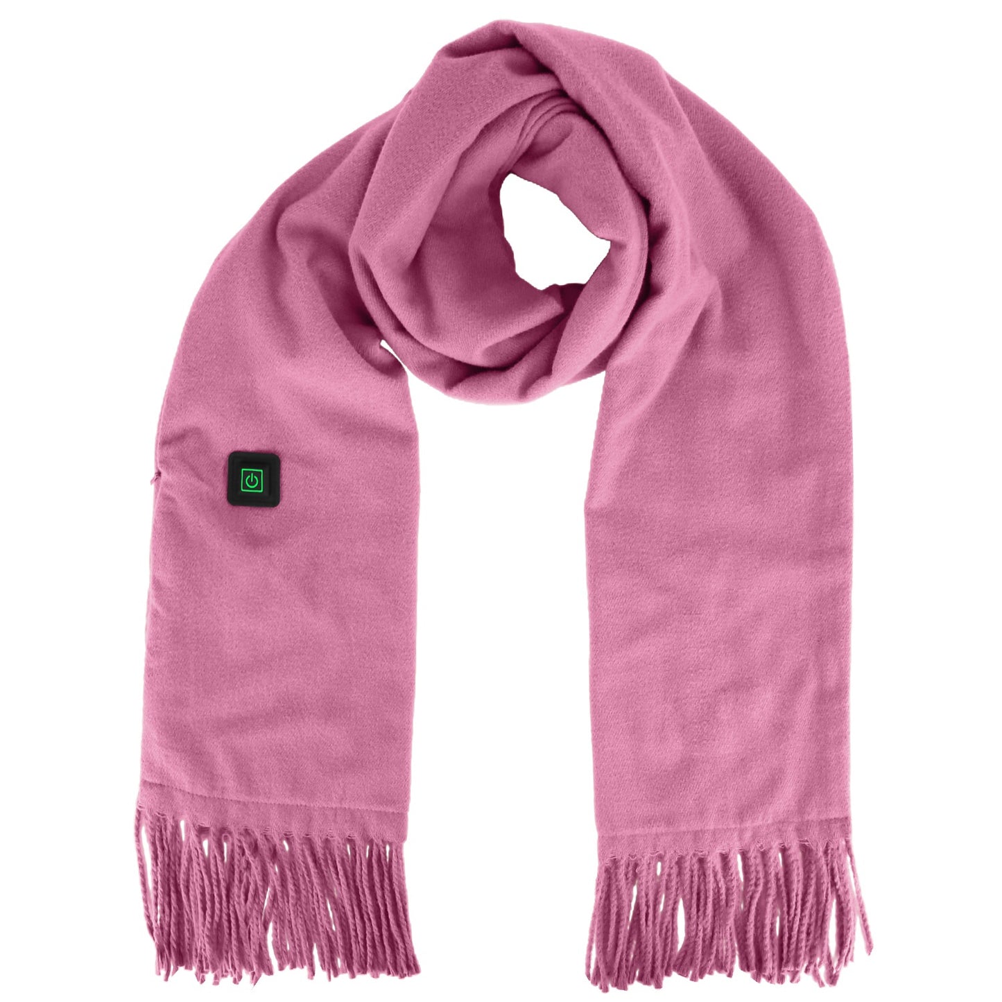 title:Electric Heated Winter Scarf USB Heating Neck Wrap Unisex Heated Neck Shawl Soft Warm Scarves 3 Heating Modes for Outdoor Cycling Skiing Skating;color:Pink