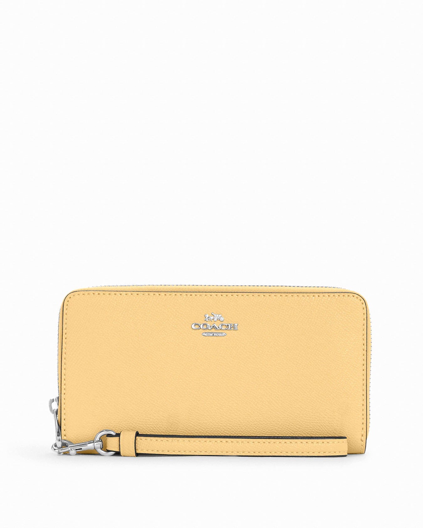 title:Coach Women's Long Zip Around Wallet;color:Vanilla