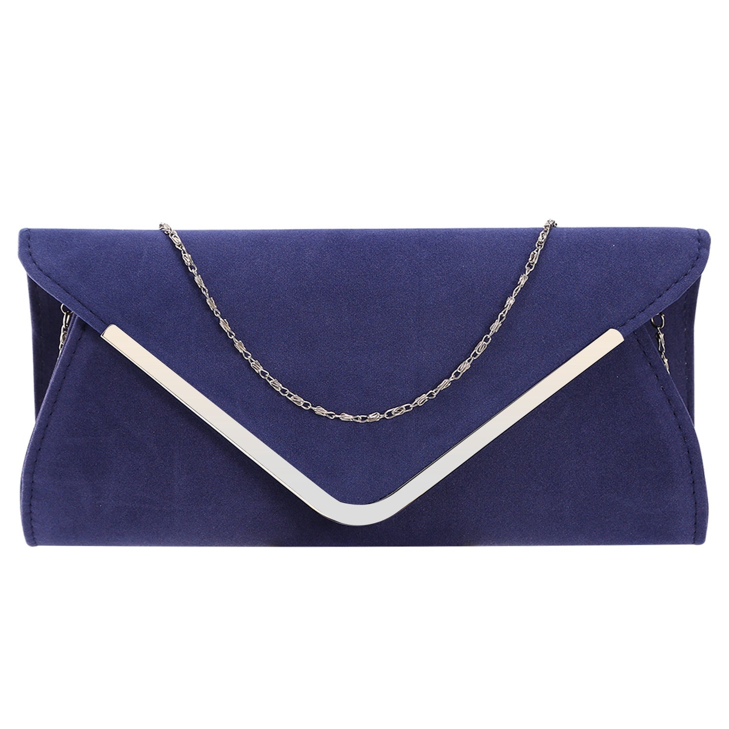 title:Women Clutch Wallet Bags For Party Wedding Soft Handbag Portable Thin Envelop Evening Purse for Bridal Dating;color:Blue