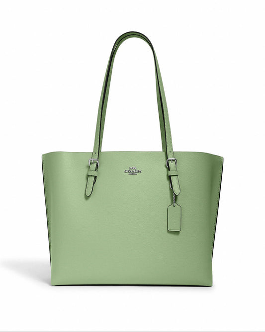 title:Coach Mollie Tote;color:Pale Pistachio