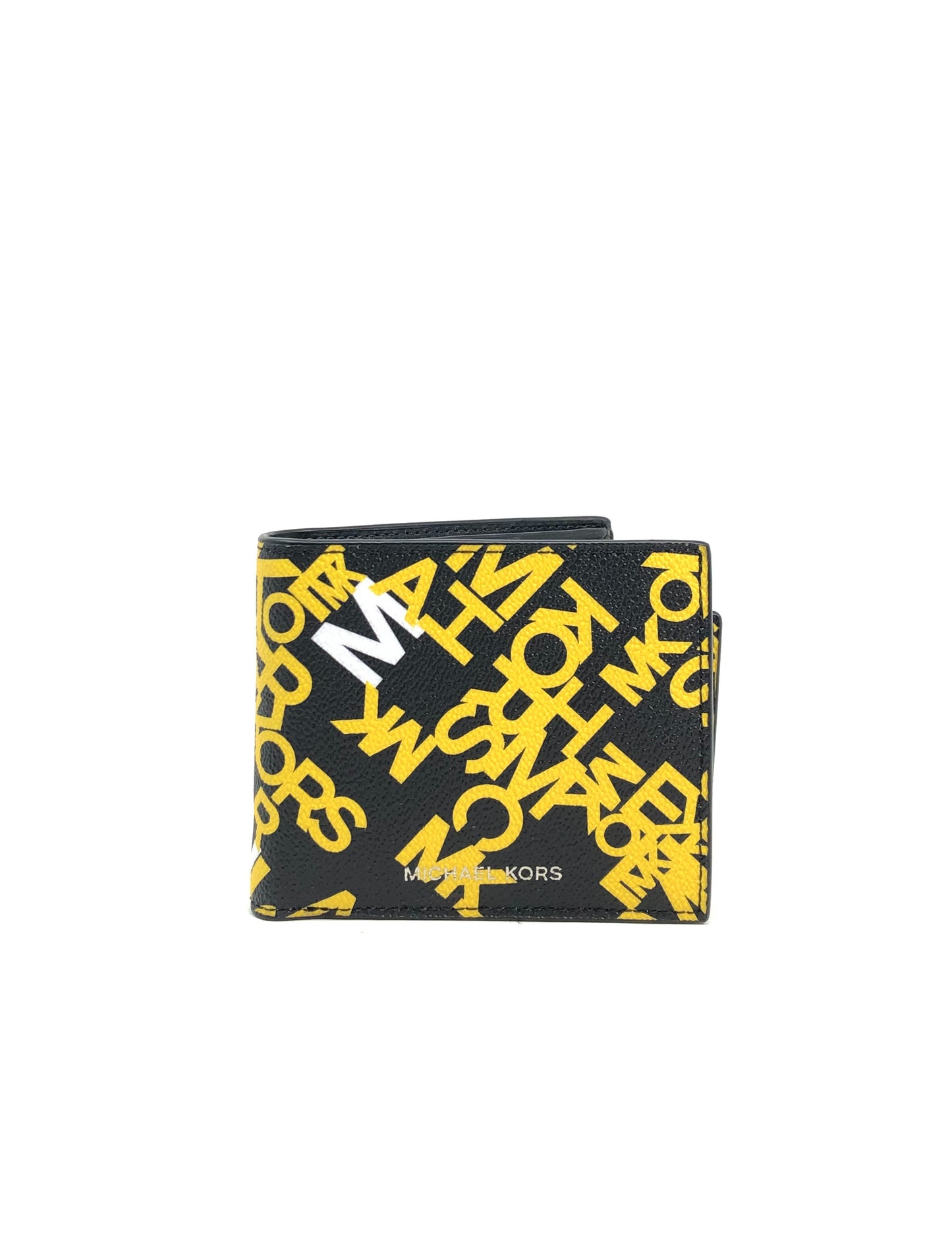 Michael Kors Women's Lemon & Black Cooper Billfold With Passcase