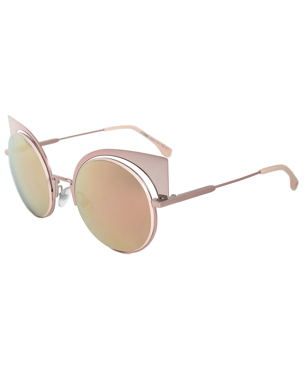 title:Fendi Eyeshine Cat Eye Sunglasses FF0177S Z5D 0J 53;color:Pink